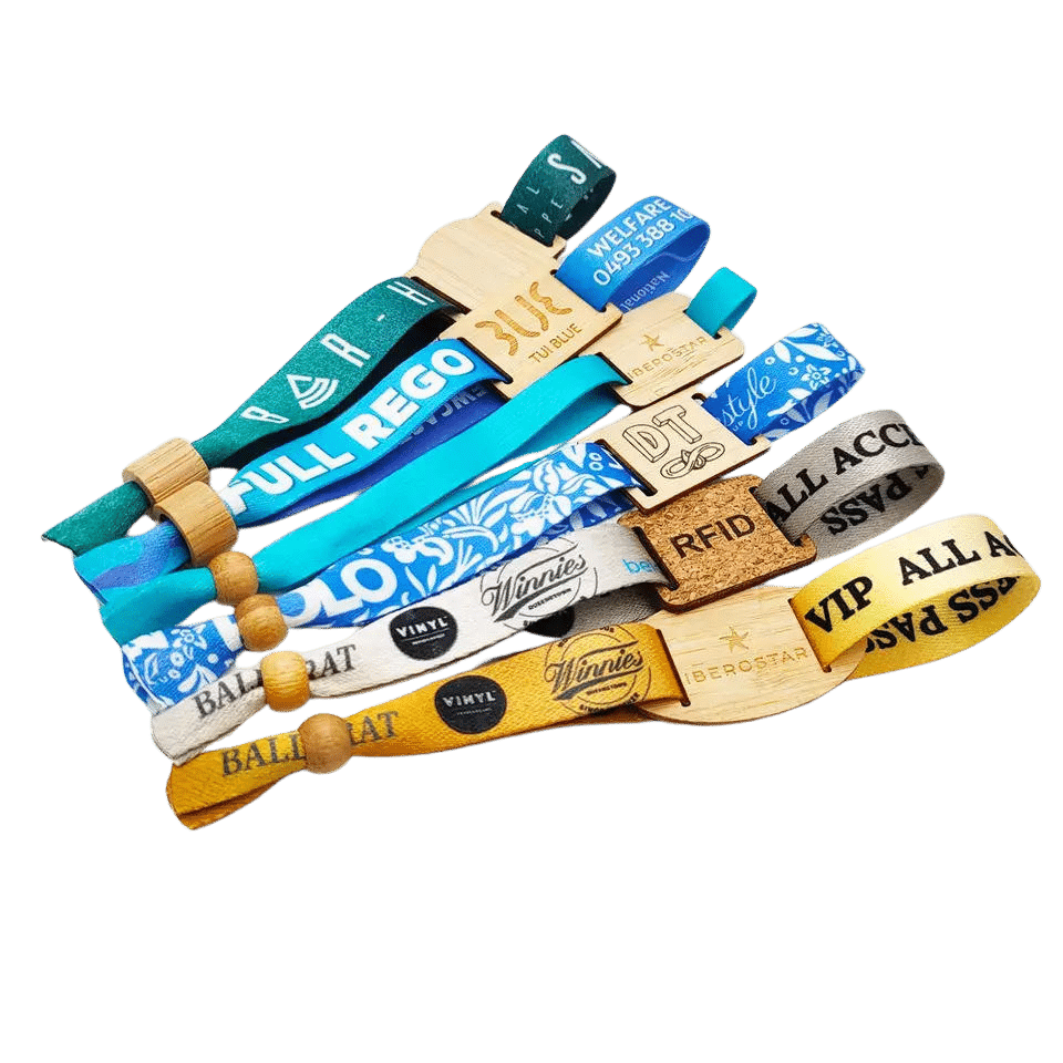 Eco-friendly Wooden NFC Wristband NFC bracelet